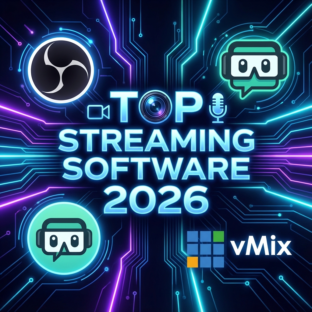 Best Streaming Software 2026: OBS vs Streamlabs vs vMix