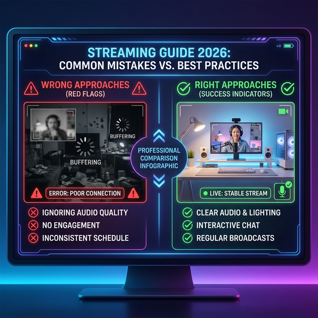 10 Common Streaming Mistakes Beginners Make and How to Avoid Them 2026