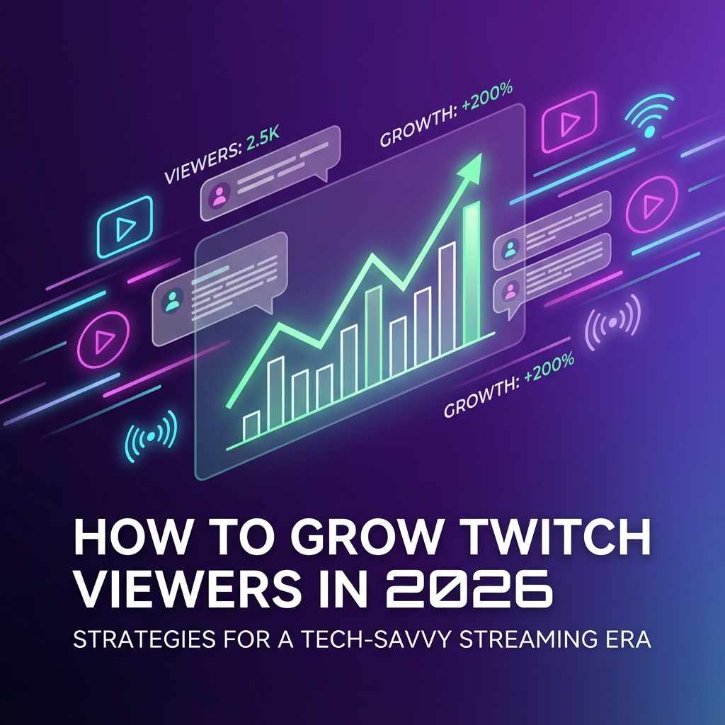 How to Grow Twitch Viewers in 2026: Complete Streamer Guide